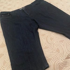 Merona capri, dark blue, cotton blend, 18R